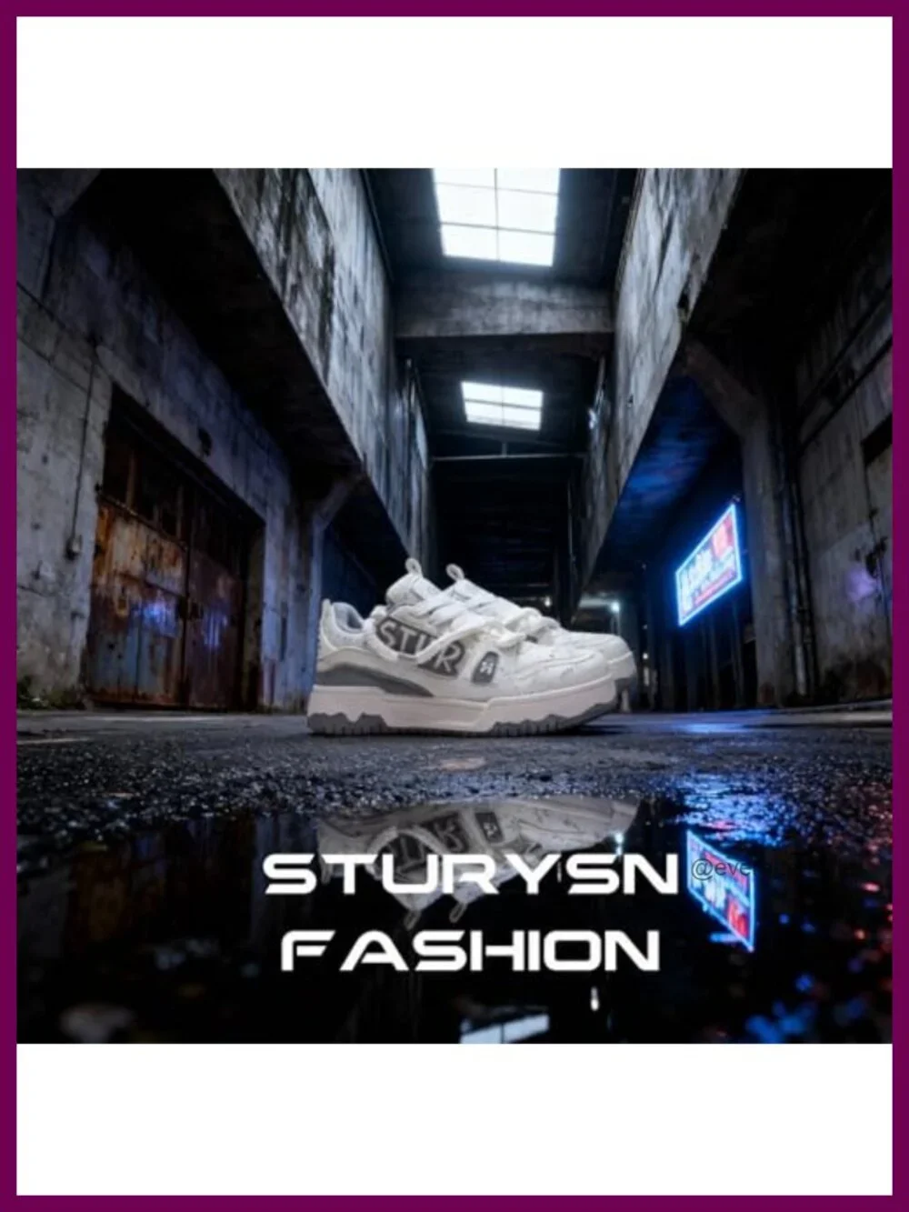 Unisex Chunky Platform Skate Shoes Faux Leather Arch Support Anti-Slip Sneakers